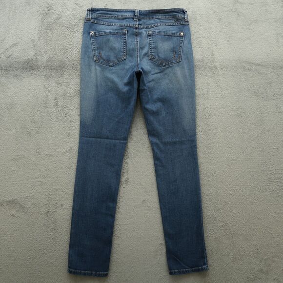 International Concepts Jeans Women's Size 8 Blue Low-Rise Skinny 30" Inseam - Picture 8 of 14